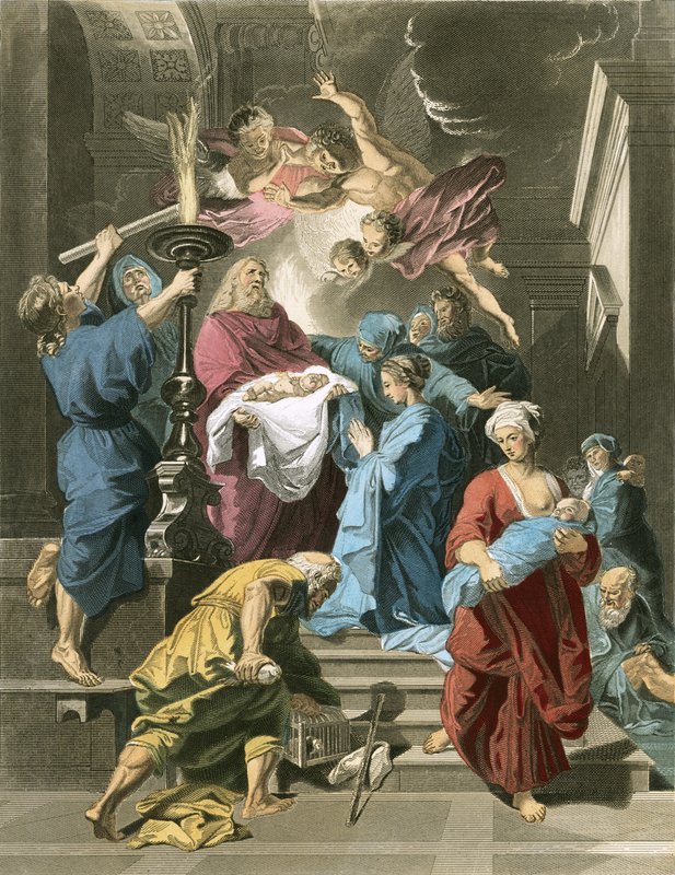 Siméon dans le temple - Jean Baptiste Jouvenet