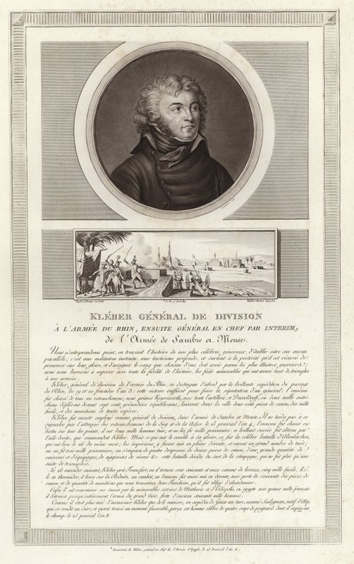 Portrait de Jean Baptiste Kléber - Jean Duplessi Bertaux