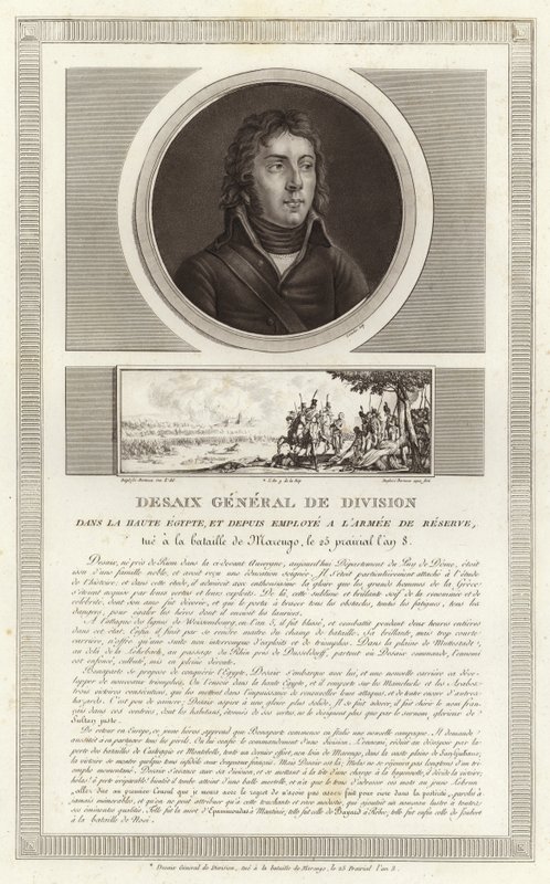 Portrait de Louis Desaix - Jean Duplessi Bertaux