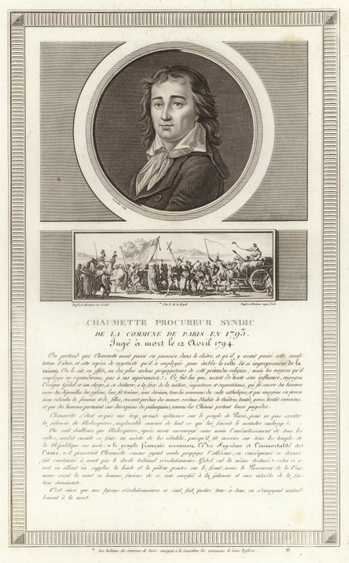 Portrait de Pierre Gaspard Chaumette - Jean Duplessi Bertaux