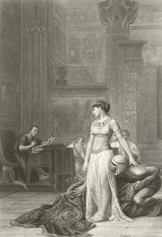 Cléopâtre et César - Jean Leon (after) Gerome