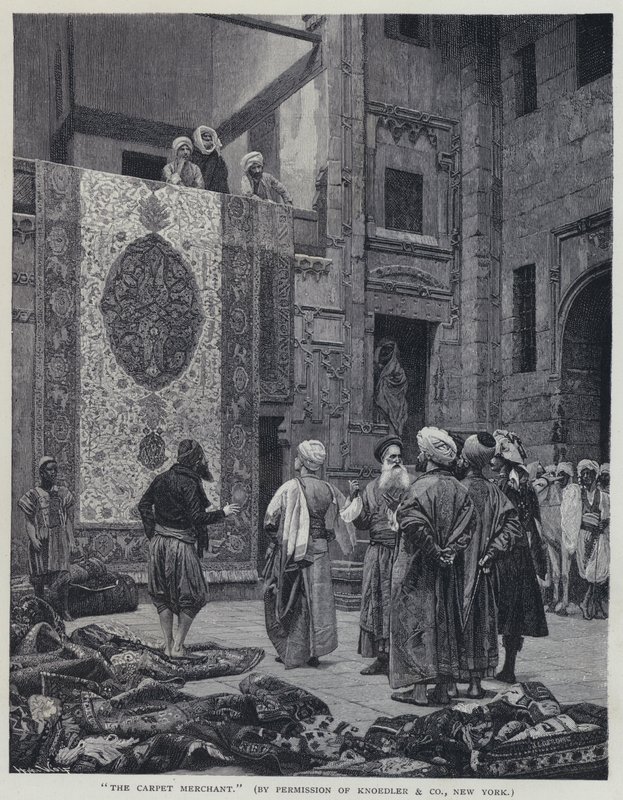 Le Marchand de tapis - Jean Leon (after) Gerome