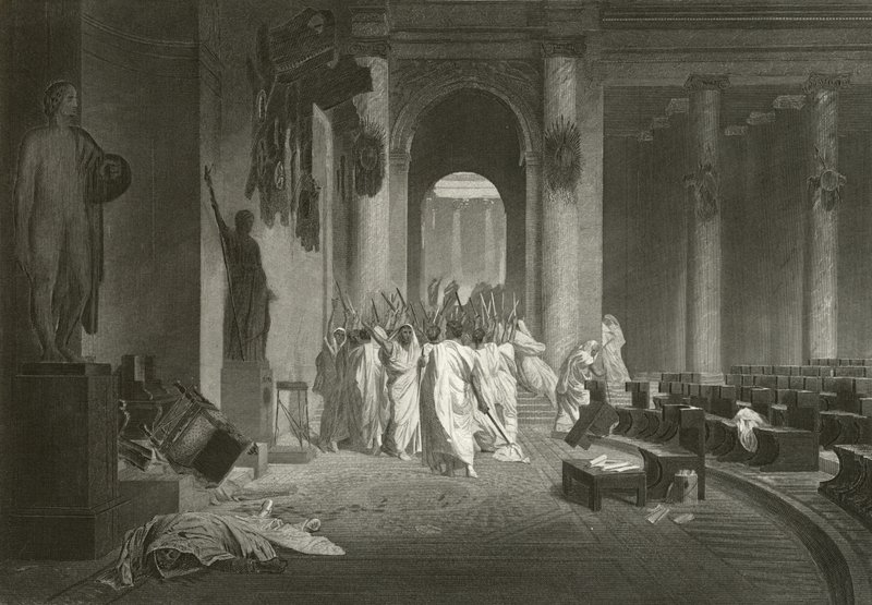 Mort de Jules César, 44 av. J.-C. - Jean Leon Gerome