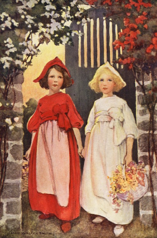 Blanche-Neige et Rose-Rouge - Jessie Willcox Smith