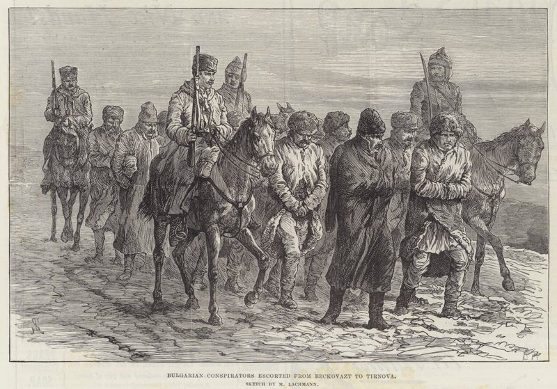 Conspirateurs bulgares escortés de Beckovazt à Tirnova - Johann Nepomuk Schonberg