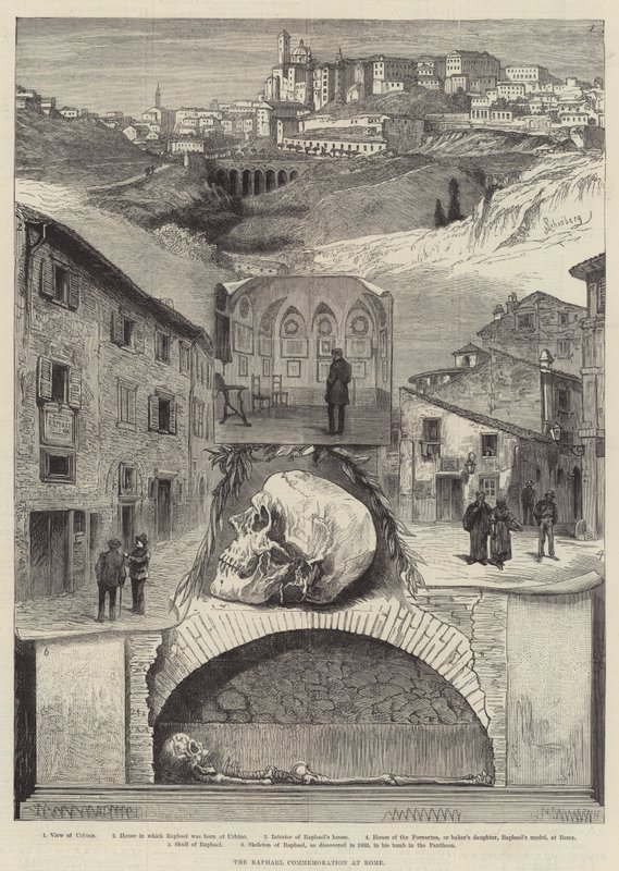 La commémoration de Raphaël à Rome - Johann Nepomuk Schonberg