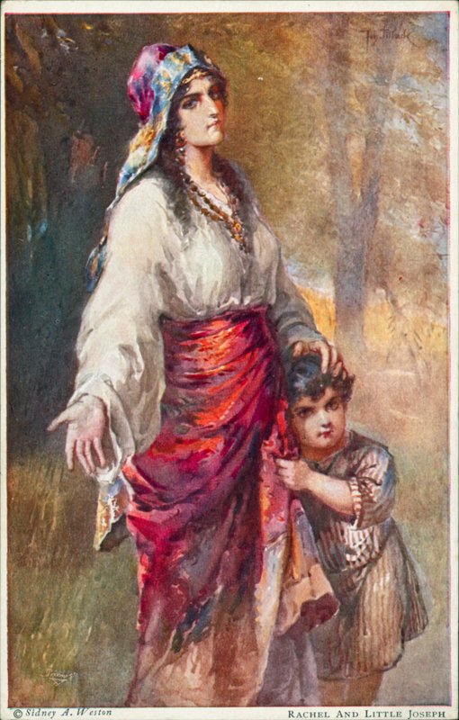 Rachel et le petit Joseph - Johannes Adolf Tillack