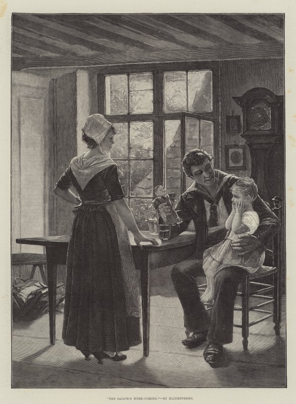 Le retour du marin - Johannes Karel Christian Klinkenberg