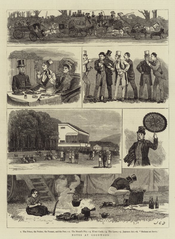 Notes à Goodwood - John Charles Dollman