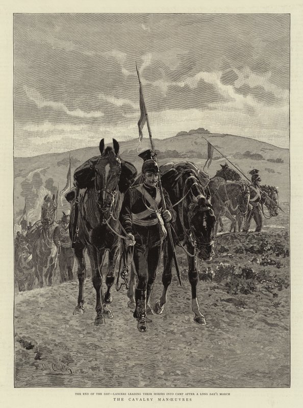 Les manœuvres de la cavalerie - John Charlton