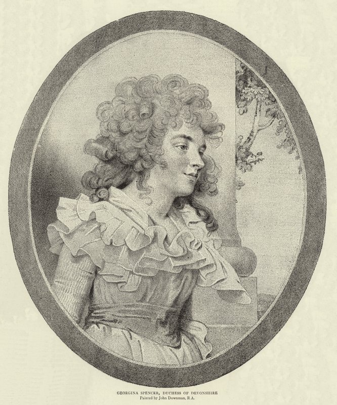 Georgina Spencer, duchesse de Devonshire - John Downman