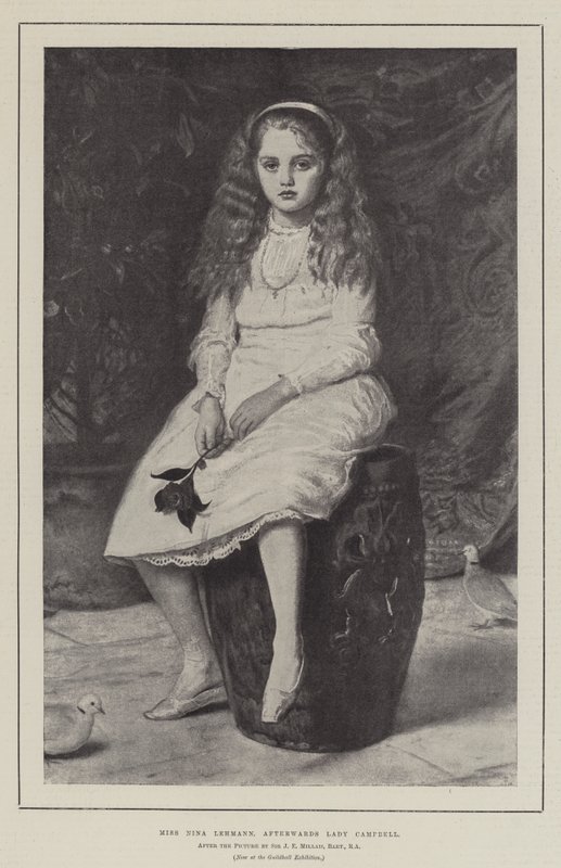 Miss Nina Lehmann, plus tard Lady Campbell - John Everett Millais