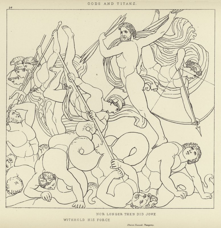 Dieux et Titans - John Flaxman