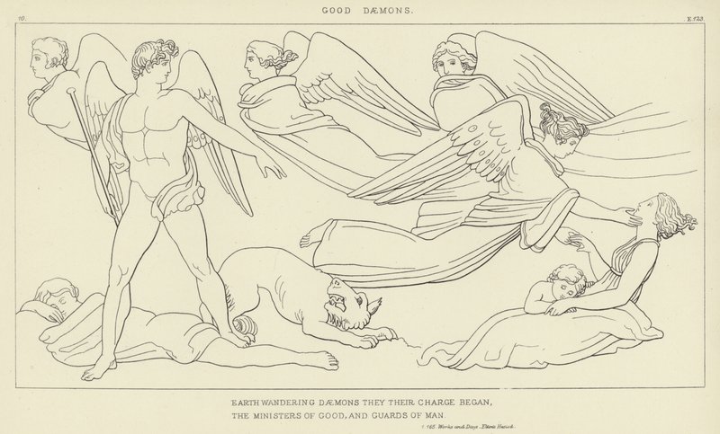 Bons démons - John Flaxman