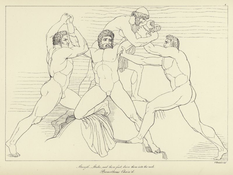 Prométhée enchaîné - John Flaxman