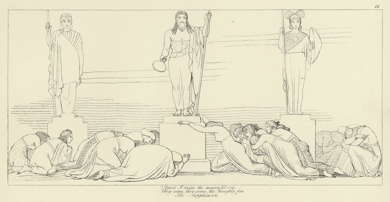 Les Suppliants - John Flaxman