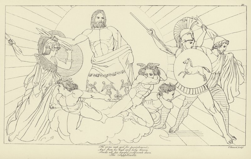 Les Suppliants - John Flaxman