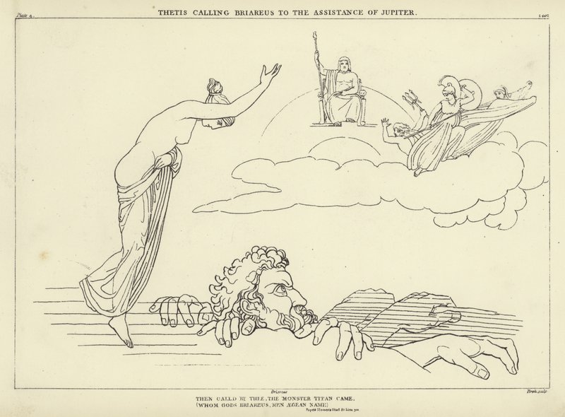 Thétis appelant Briarée à l