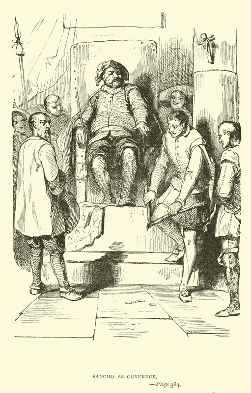 Sancho en tant que gouverneur - John Gilbert