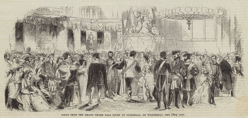 Scène du Grand Bal Polonais donné à Guildhall, le mercredi 16 - John Gilbert