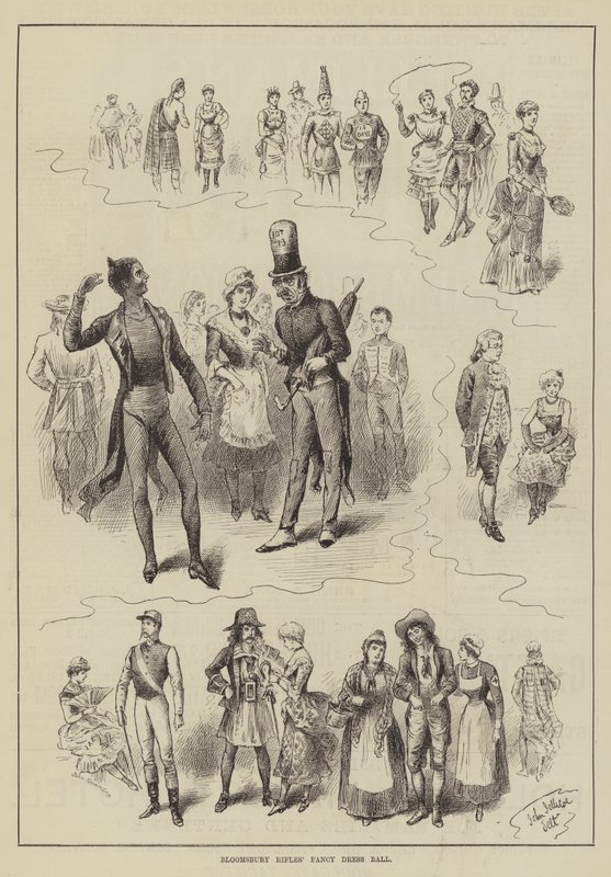 Bal costumé des Bloomsbury Rifles - John Jellicoe