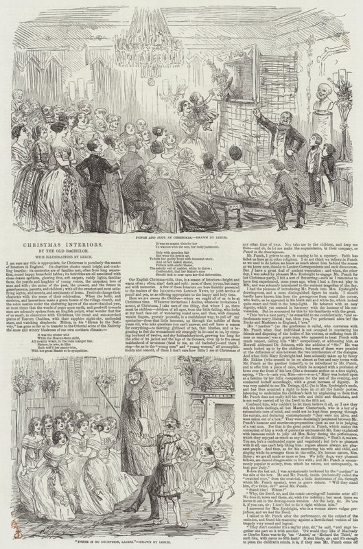 Intérieurs de Noël - John Leech