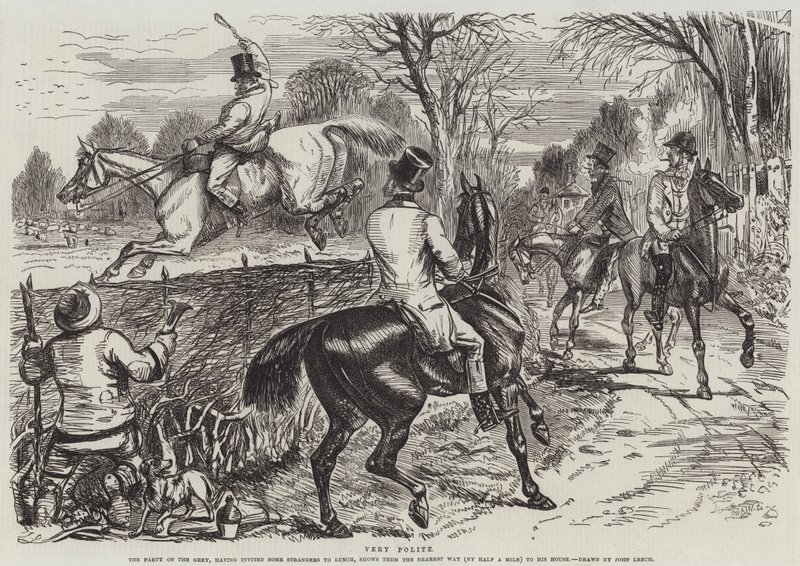 Très poli - John Leech