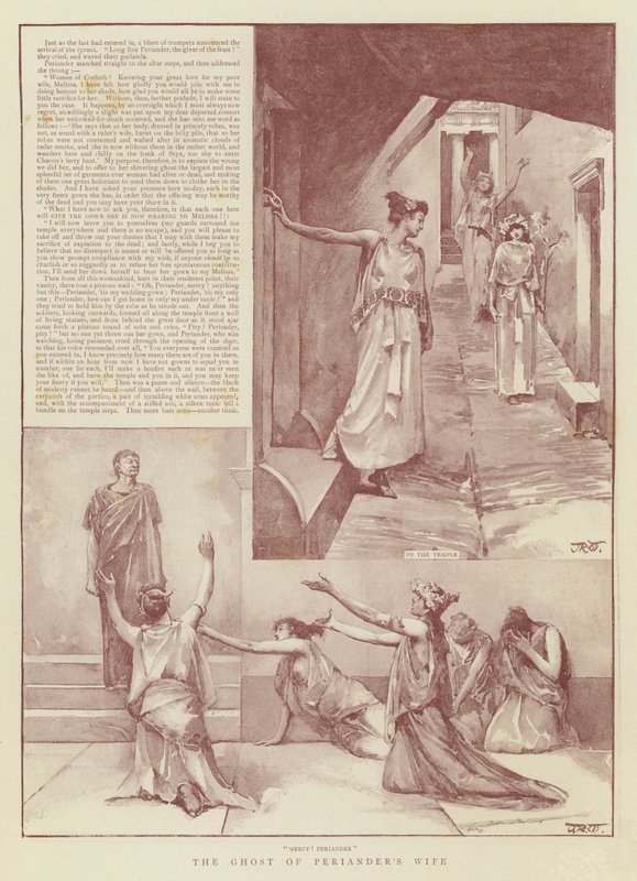 Le fantôme de la femme de Périandre - John Reinhard Weguelin
