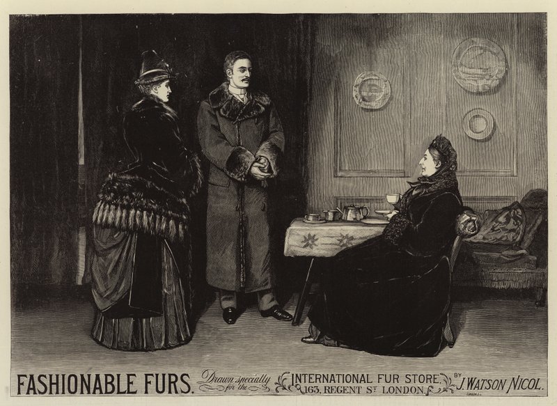 Publicité, Fourrures à la Mode - John Watson Nicol