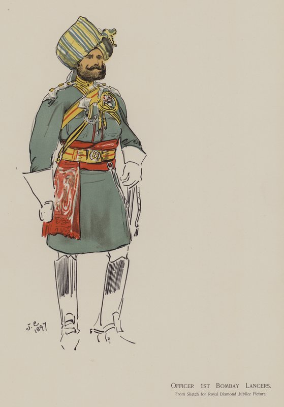 Officier du 1er Lanciers de Bombay - John (after) Charlton