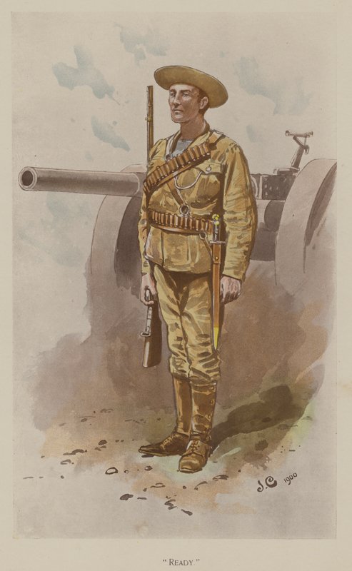 Prêt (lithographie en couleur) - John (after) Charlton