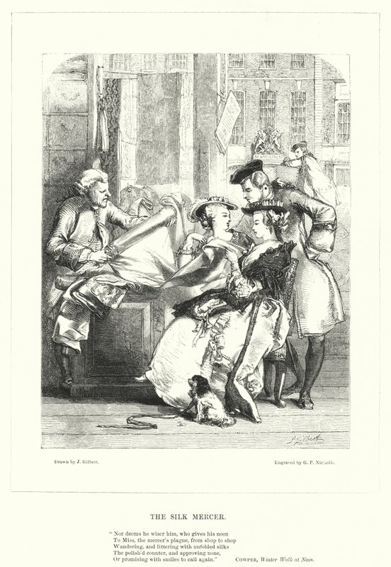 Le marchand de soie - John (after) Gilbert