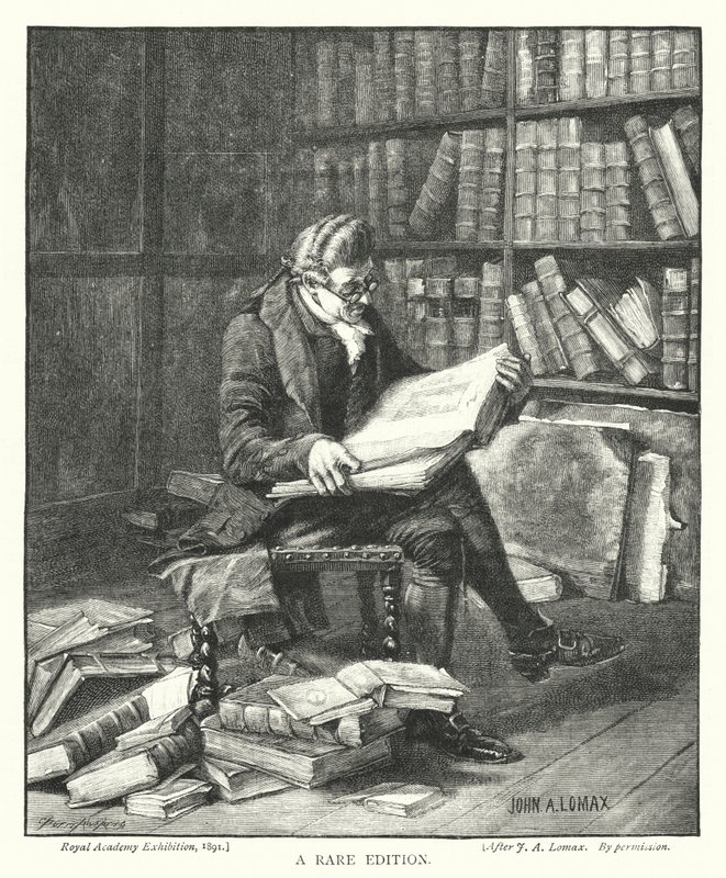 Une édition rare (gravure) - John Arthur Lomax