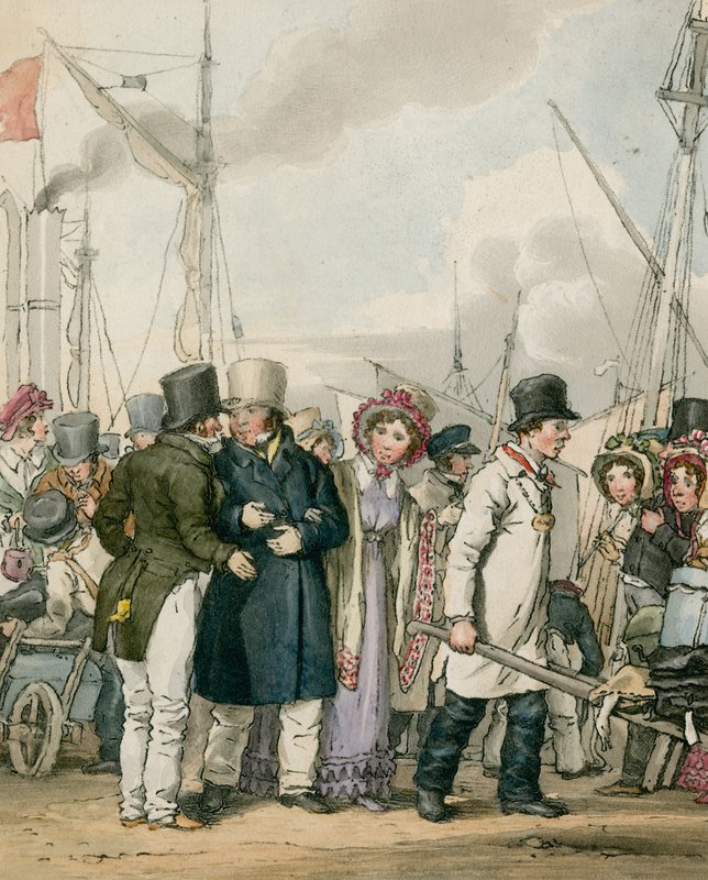 Arrivée à Margate - John Augustus Atkinson