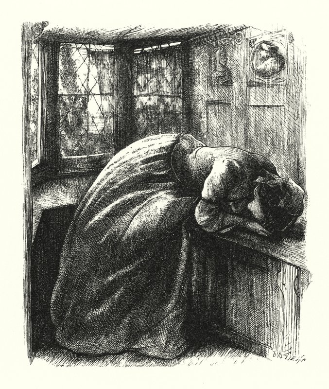 Mariana - John Everett (after) Millais