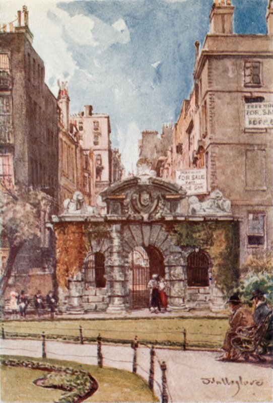 York Gate, Buckingham Street, Strand - John Fulleylove