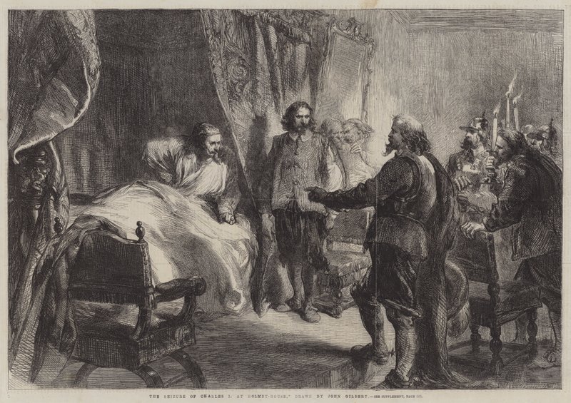 La capture de Charles Ier à Holmby-House - John Gilbert