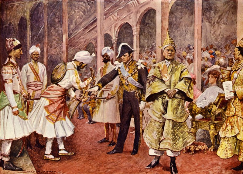 Un durbar - John Henry Frederick (after) Bacon