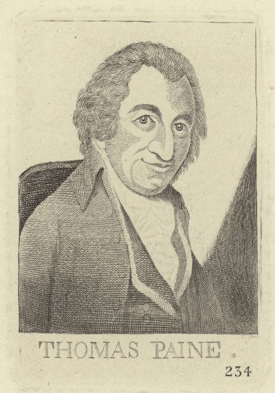 Portrait de Thomas Paine - John Kay