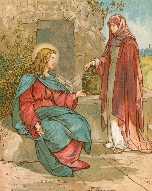 Le Christ et la femme de Samarie - John Lawson
