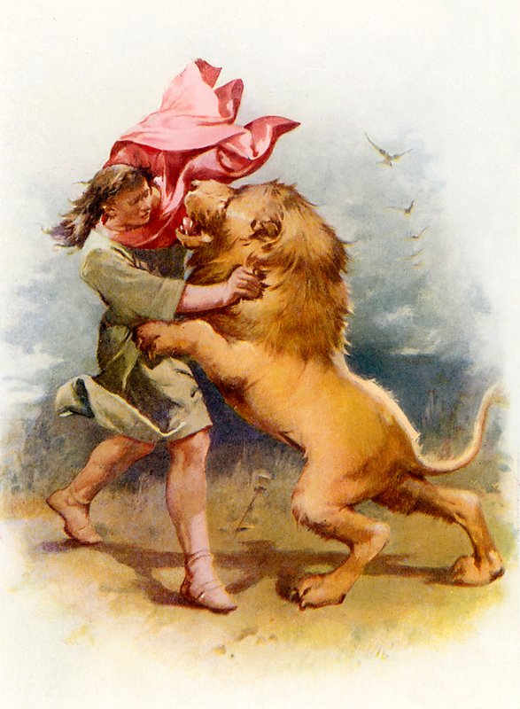 Samson tue le lion - John Lawson