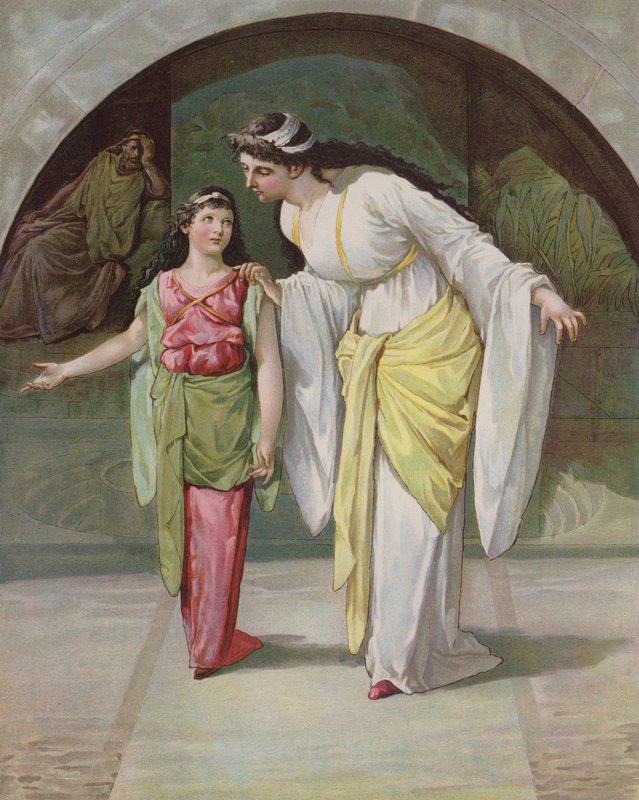 La Servante captive et la femme de Naaman - John Lawson