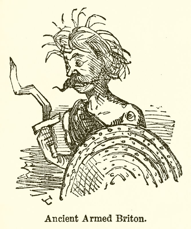 Ancien Briton armé - John Leech