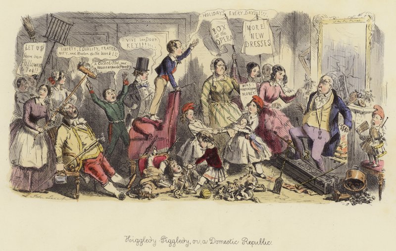 Higgledy-Piggledy, ou une république domestique - John Leech