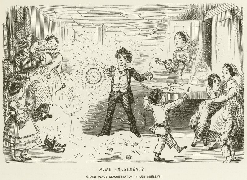Amusements à la maison - John Leech