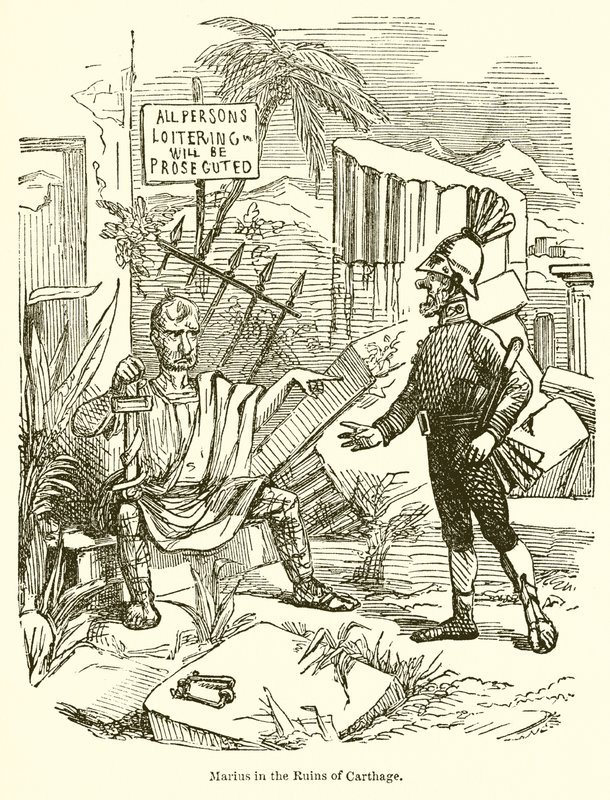 Marius dans les ruines de Carthage - John Leech