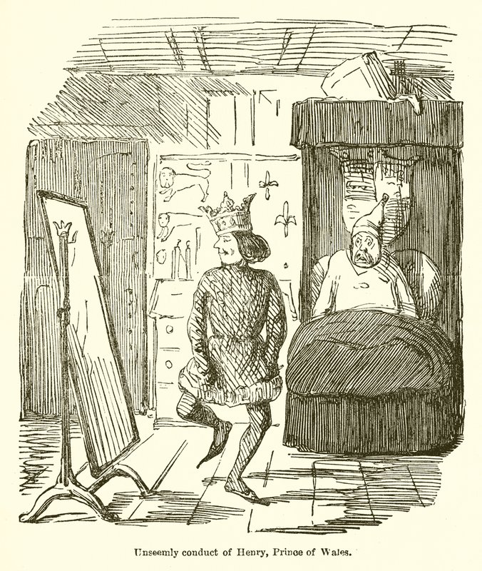 Conduite inconvenante de Henry, Prince de Galles - John Leech