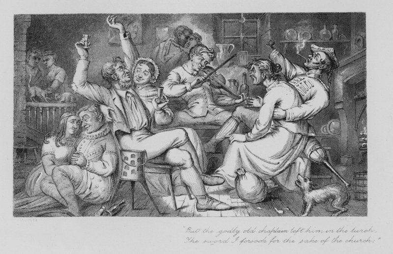 Robert Burns : Joyeux mendiants - John Moyr (attr.to) Smith