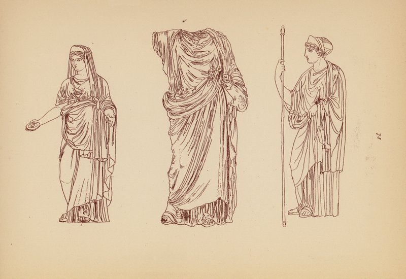 Costume féminin grec ancien - John Moyr Smith