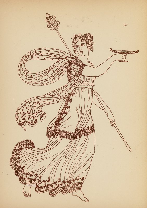 Costume féminin grec ancien - John Moyr Smith